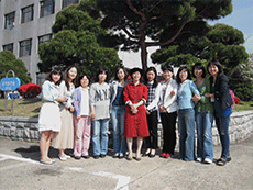 백성혜 교수님 및 연구원 사진