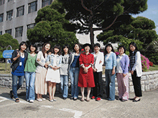 백성혜 교수님 및 연구원 사진